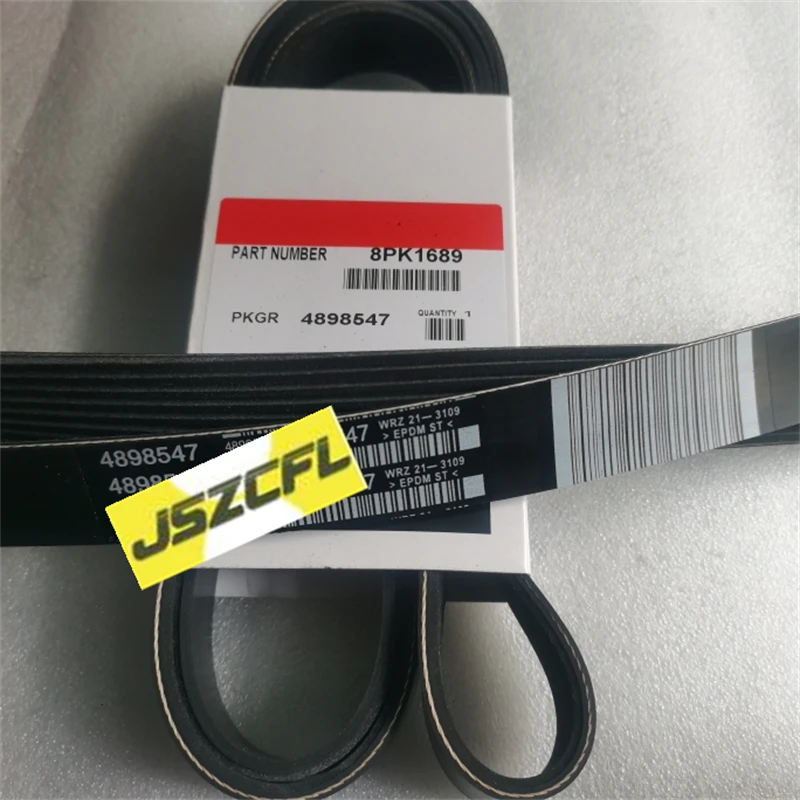 1 шт., новинка 4898547 для Cummins 8pk1689, двигатель экскаватора 8pk1685, ремень вентилятора 8pk1690