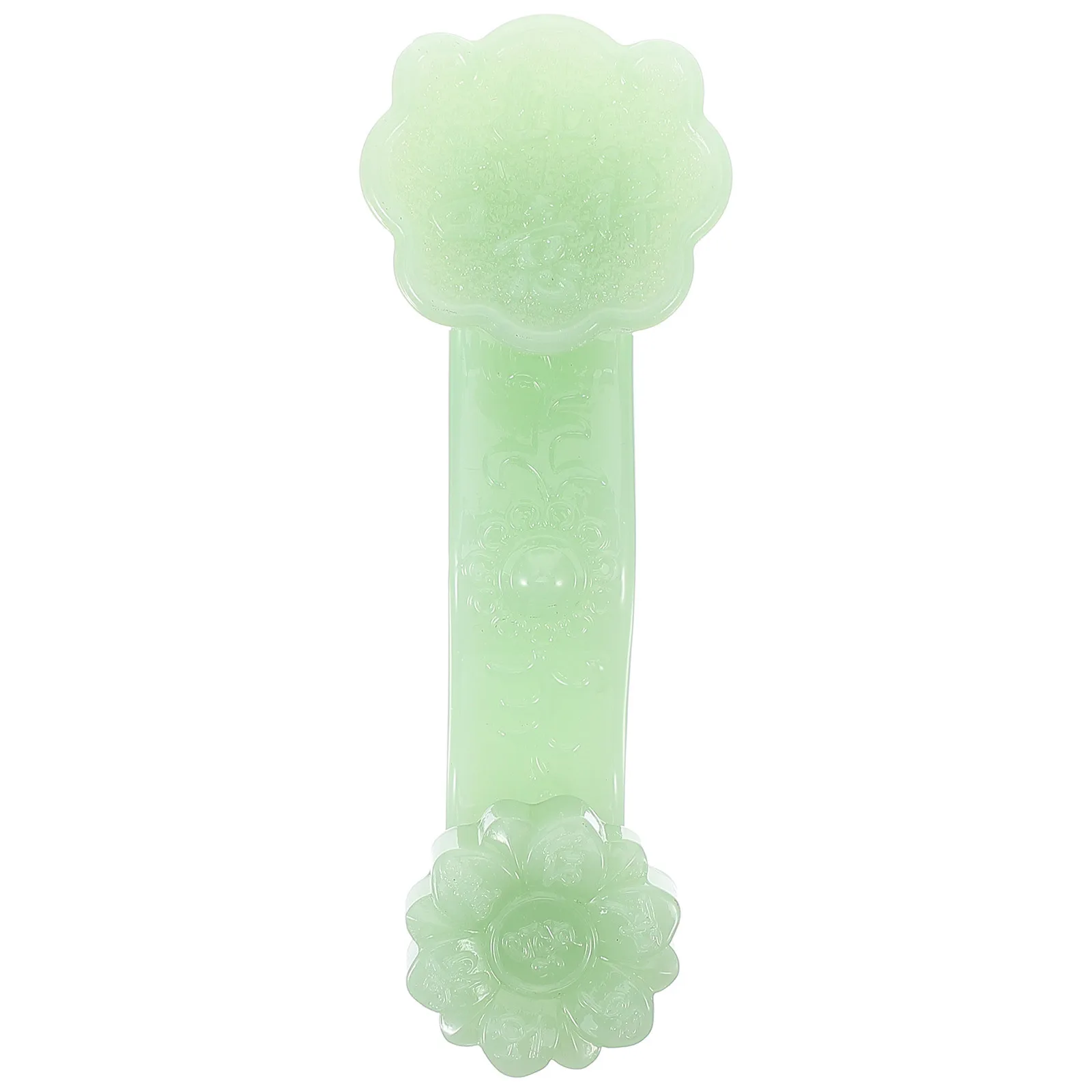 

Ruyi Shaped Pen Holder Retro Chinese Calligraphy Pen Rack Desktop Decor for Office Home Use Vintage Writing Brush