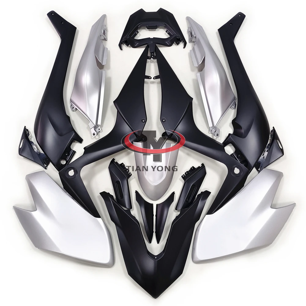 Motorcycle For TMAX530 2017-2018 TMAX 530 Full Fairing Kit Bodywork Cowling Injection Solid matte black matte silver