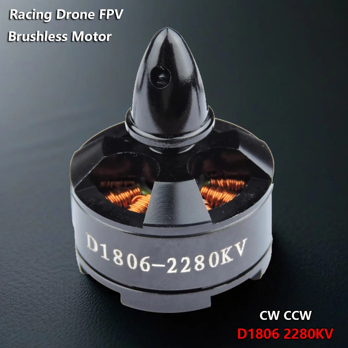 

Mini Multi-rotor Brushless Motor D1806 2280KV 2-3S CW CCW For Racing Drone FPV RC QAV 250 260 220 210 Quadcopter Aircraft New