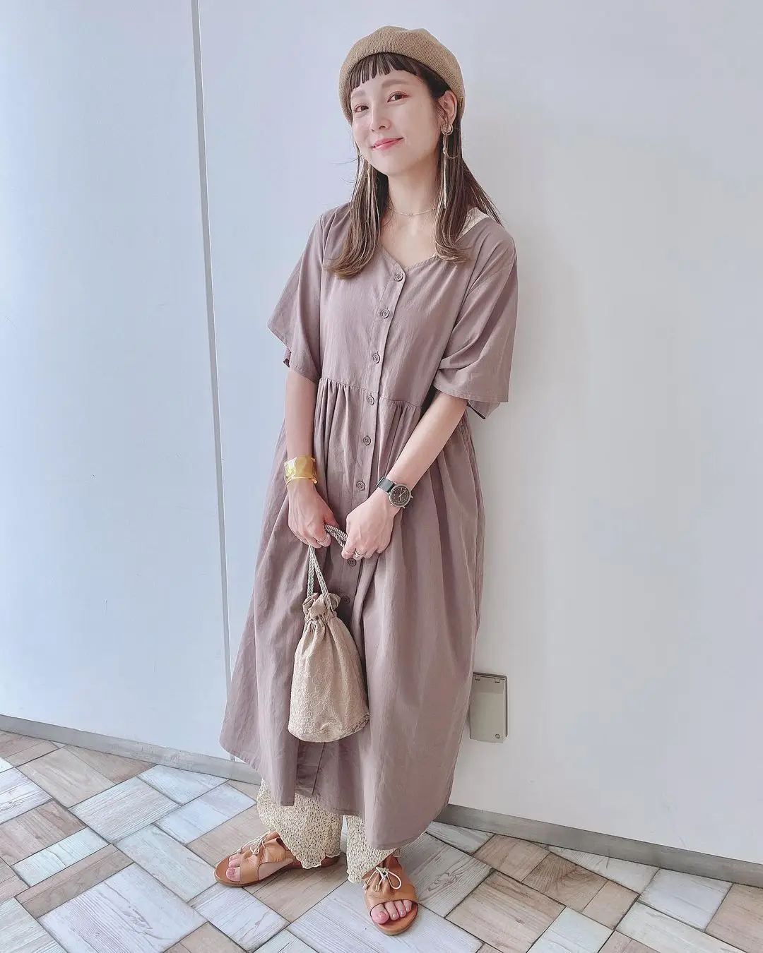 

Японский длинный кардиган с открытым передом, в стиле Forest System, с контрастными вставками, весенний, летний, А-силуэт