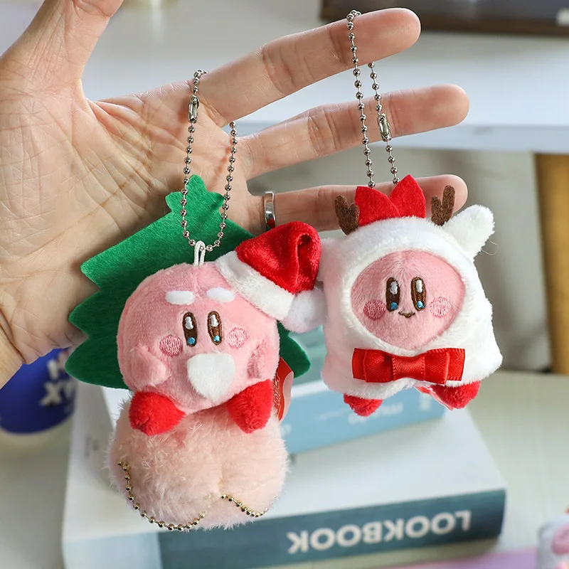 Christmas Doll Soft Stuffed Pendant Toys Cute Home Decoration Kawaii Cartoon Figure Trinket Backpack Charms Kids Gifts