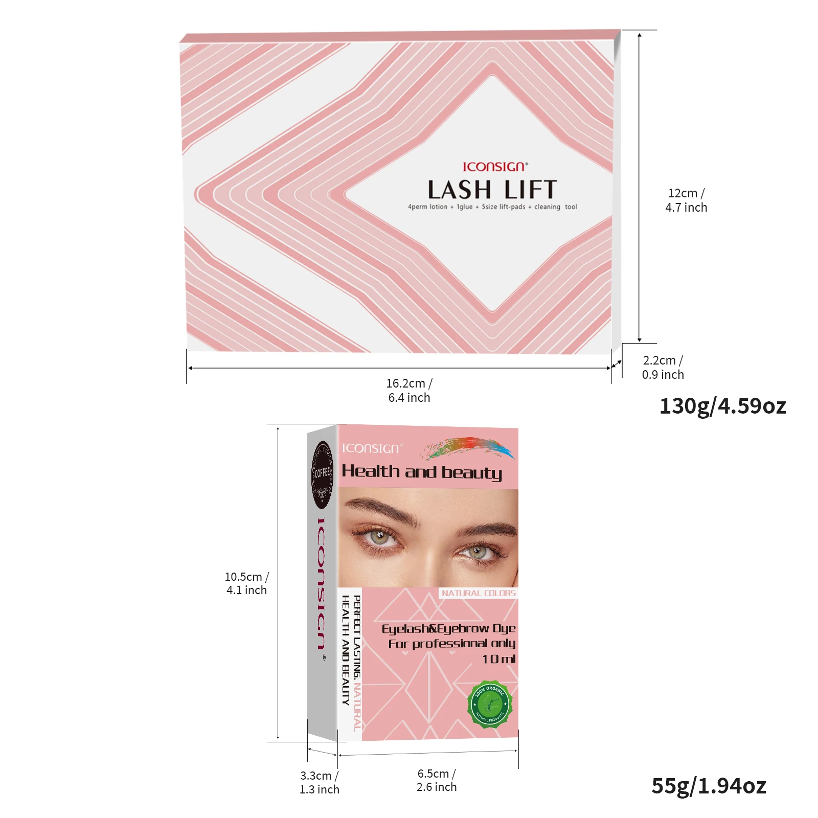 Zestaw do trwałej na rzęsy i koloryzacji Lash Fast Lift And Tint Kit Professional, profesjonalny zestaw do trwałej na rzęsy 2w1, koloryzacja rzęs i brwi, farba do brwi i rzęs, makijaż oczu, rzęs i brwi.