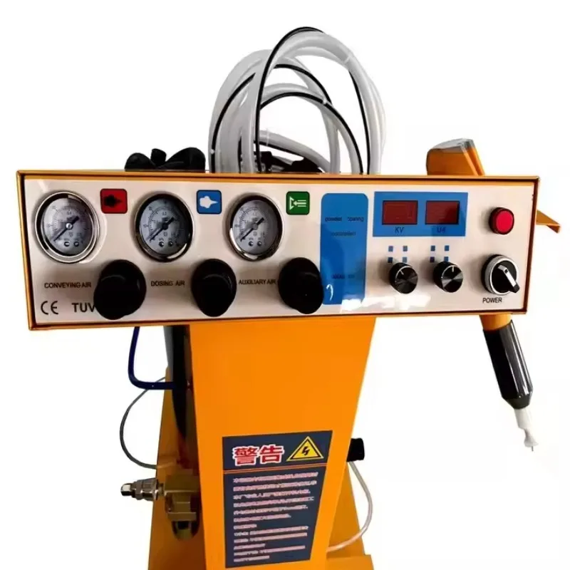 Peralatan Pelapisan Bubuk Industri Mesin Pelapisan Bubuk Elektrostatik Mesin Semprot Cat Dengan Penyemprotan
