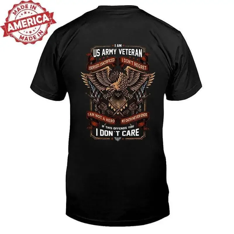 I dont regret T Shirt Army All Over Print Retirement For Him_gxd_98