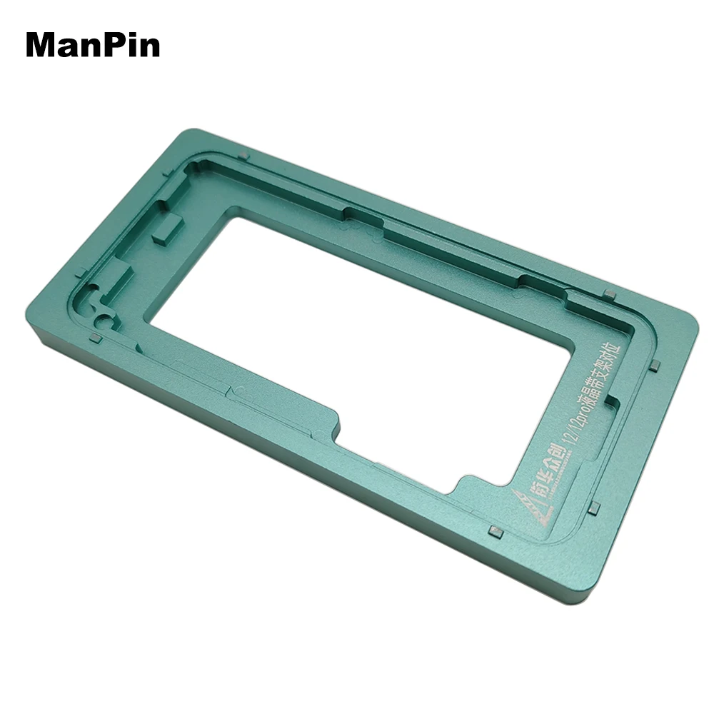 قالب معدني OCA صفح وسادة مطاطية ناعمة شاشة LCD محاذاة مع إطار الحافة لهاتف iPhone 16 15 Pro Max 14 Plus 13 12 Mini Fix