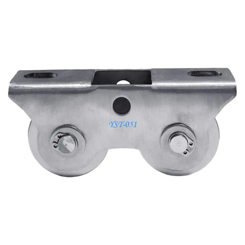 E15A Heavy Duty Steel Pulley Block with Double Wheel Design Support For Garage Factory Warehouse Up To 150kg Capacity