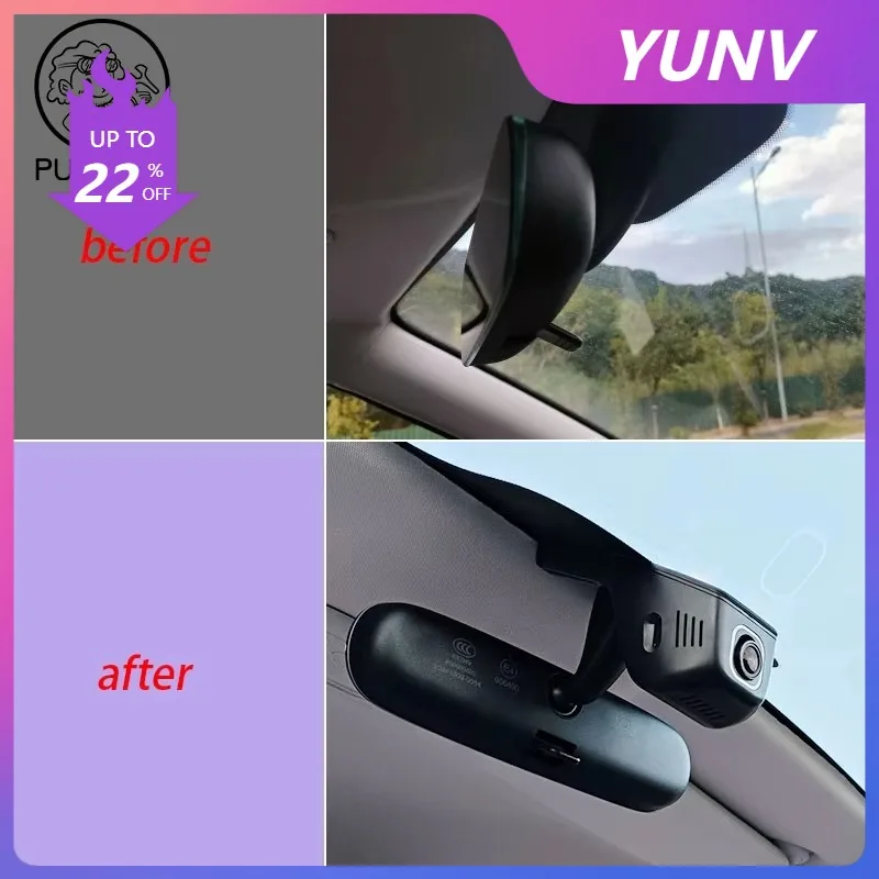 YUNV Suitable for  original driving recorder GPS car camera For Dongfeng Nammi 01 Box Nammi Box 2024 2025 riving recorder Access