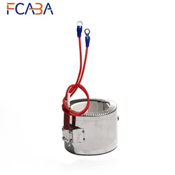 FCABA 70mm Inner Diameter 30~70 Height Ceramic Band Heater 110V/220V/380V 400W/500W/600W/700W Heating Element