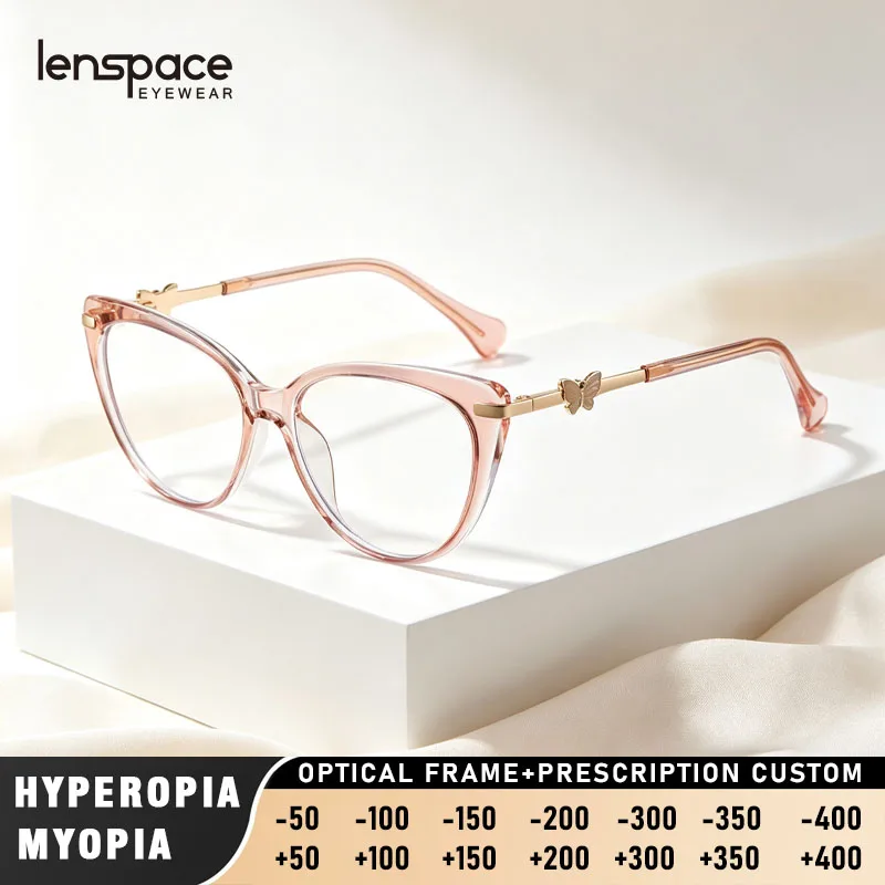LENSPACE Computer Glasses Women Lens Women's Eyepieces for Reading Glass Femme Myopia Lenses Grade Lunettes De Lecture Magnifier