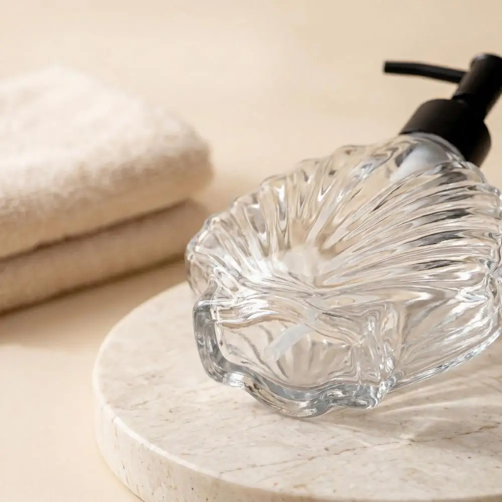 Creative Glass Hand Sanitizer Dispensing Bottles Luxury Hotel Bathroom Accessories Shampoo Lotion Bottle Dispenser.