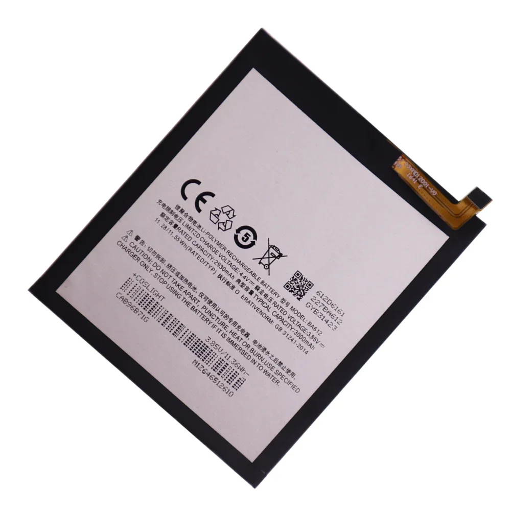 2024 Years BA612 BA712 Original Phone Battery For Meizu 5S M5S M6s S6 M612H M612M M612Q M712C M71M M71Q M712H Battery Bateria