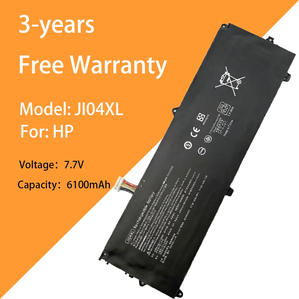 

7.7V 6100mAh New Laptop Battery JI04XL for HP Elite X2 1012 G1 G2 901247-855