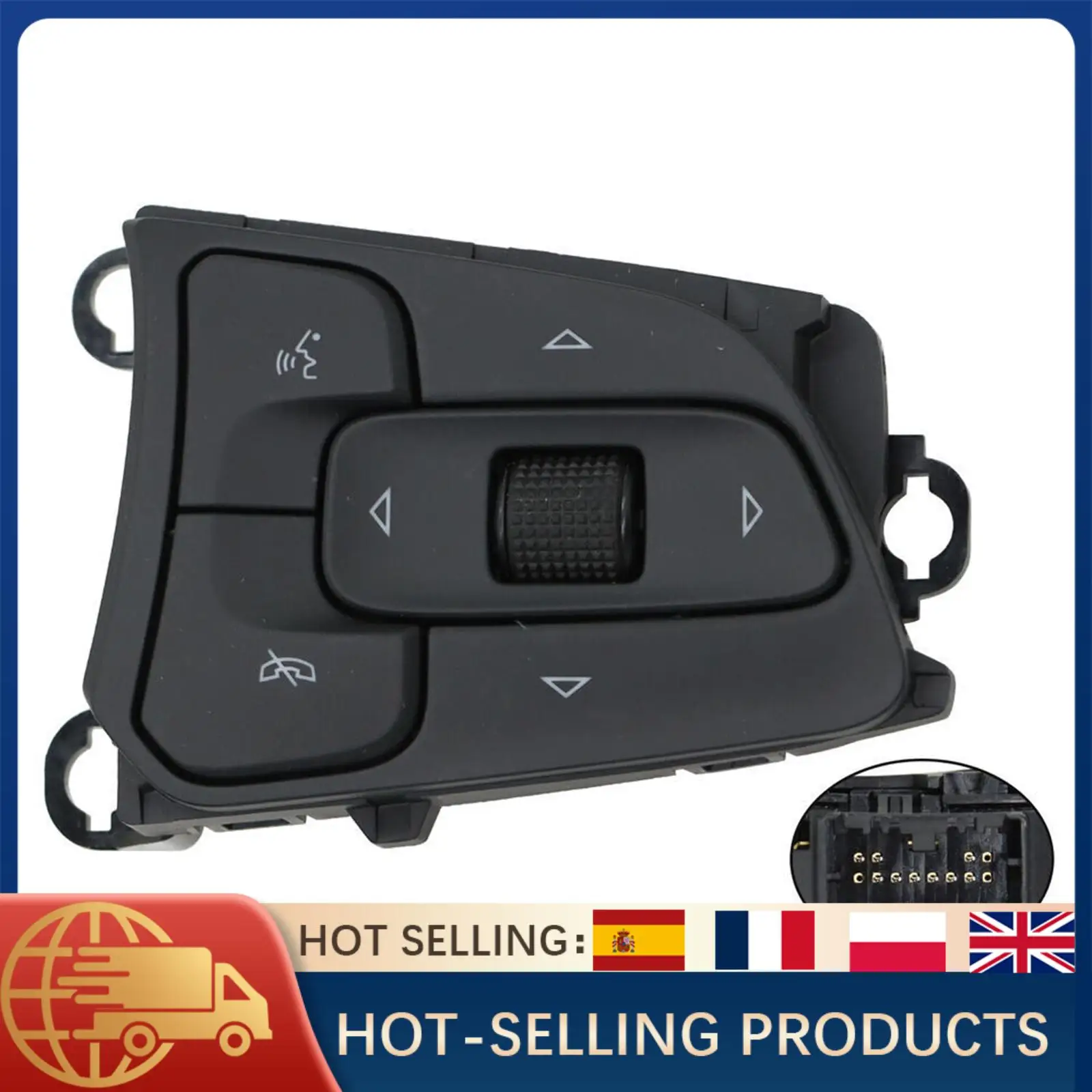 

1PC Steering Wheel Audio Control Switch For Chevy Silverado 1500 2500 3500 GMC Sierra 2019-2020 Replacement 13528612 13535355