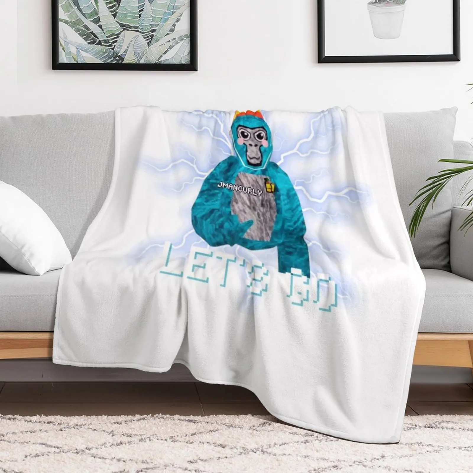 Gorilla Tag Jmancurly Monke Merch Classic Throw Blanket