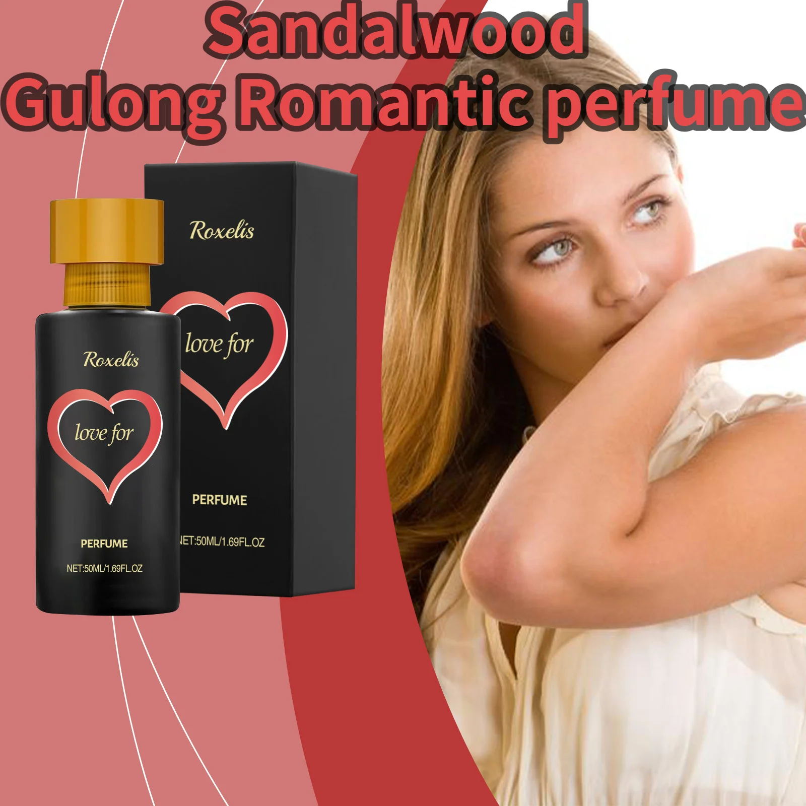 

Sandalwood Gulong Romantic Perfume Releases Unique Charm Couple Atmosphere Perfume Fresh＆Lasting Fragrance Portable Package50ml