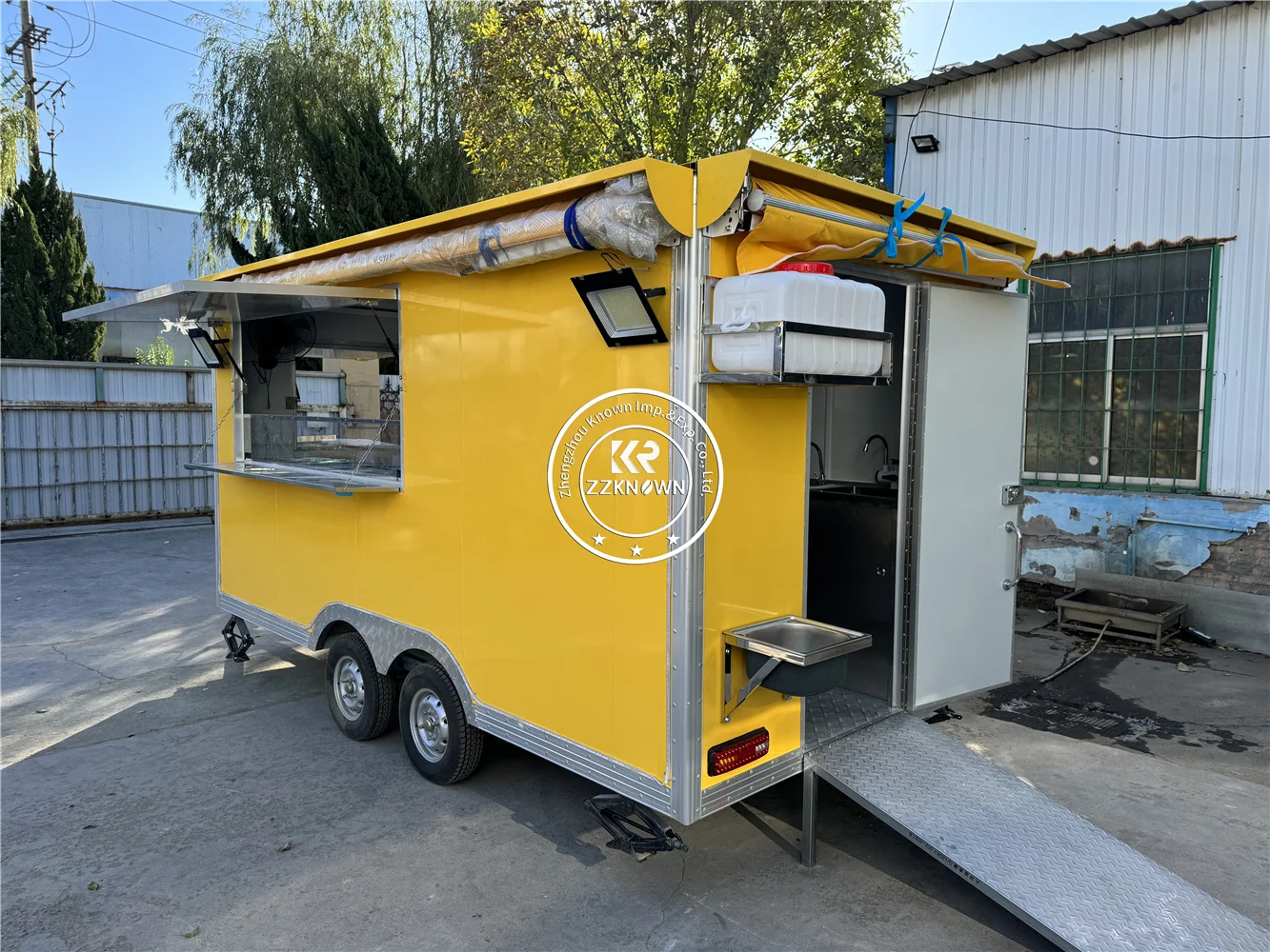 Mobile Food Trailer Fully Equipped Food Cart Food Vending Truck  Fast Food Vending Cart Trailer