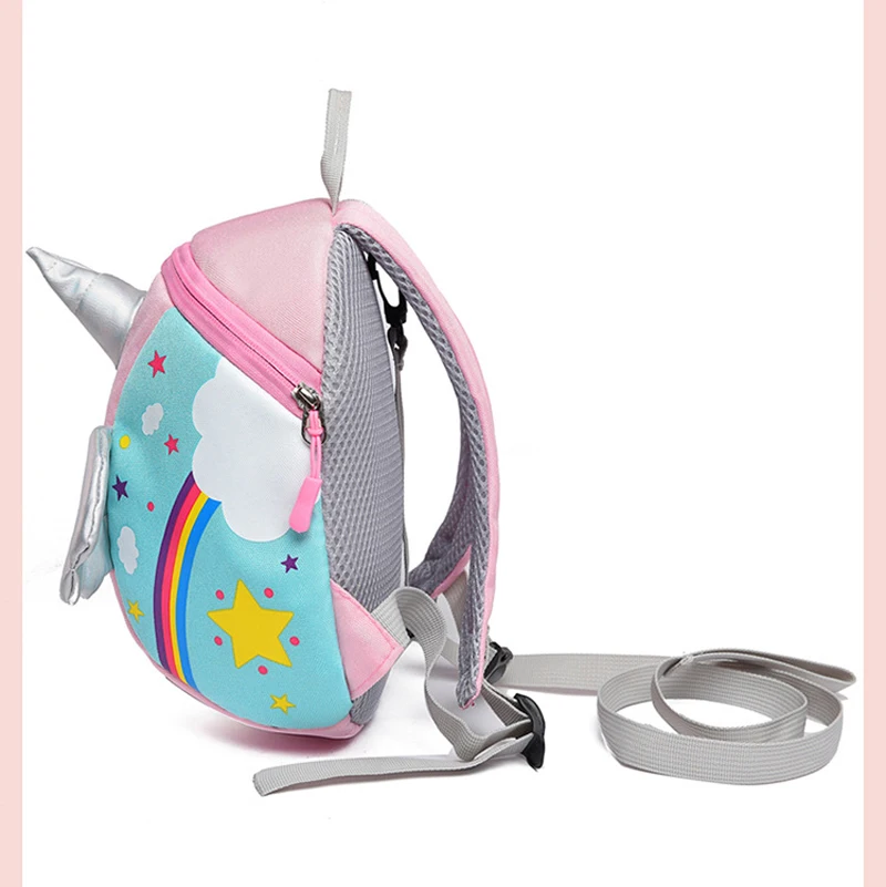 Toddler Harness Backpack Leash,Cartoon Angel Unicorn Baby Harness Backpack 1-5Year Boy Girl Babies with Anti Lost Bag Cute Wing