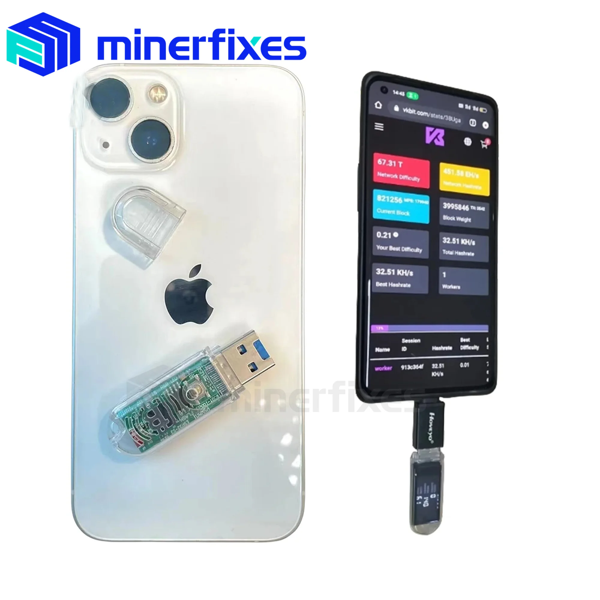 Lucky Miner Lv03 Usb Btc Solo Mijnwerker Nerdminer V3 Usb Bitcoin Mijnwerker Mini Asic Mijnwerker Crypto Solo