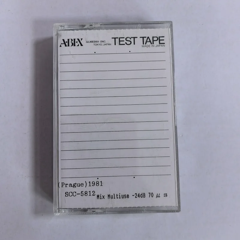 ABEX Test Tape SCC-5812 MIX MULTIUSE -24DB 70 μs