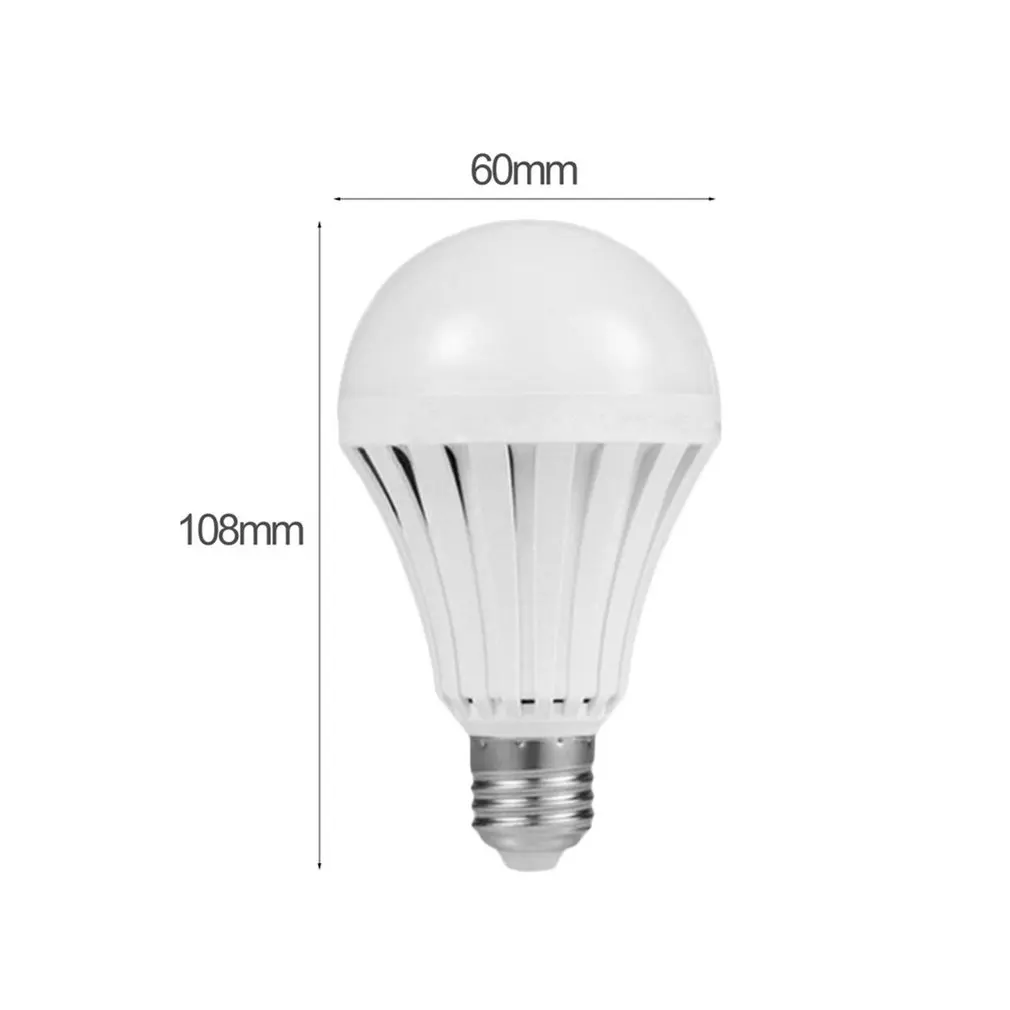 Lâmpadas LED recarregáveis de emergência, Lâmpada de iluminação, Magic Bulb, Casa, Camping, Caça, Ao ar livre, Luz, E27, B22, 220V, 5W, 1 Pc