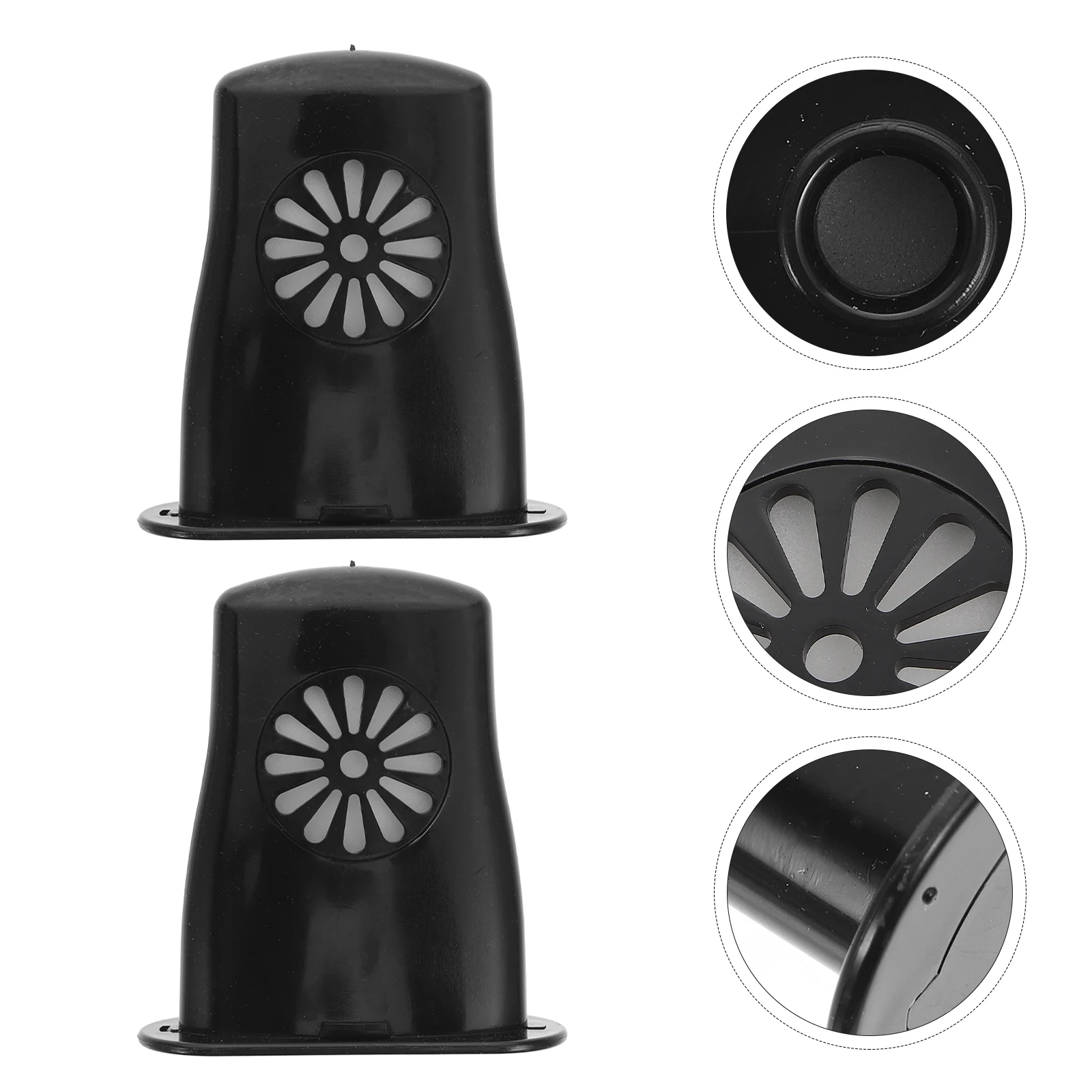 

2 Pcs Guitar Humidifier Plastic Instrument Humidity Maintenance Tool for Sound Hole Panel Damp Control Dehumidifier Accessories