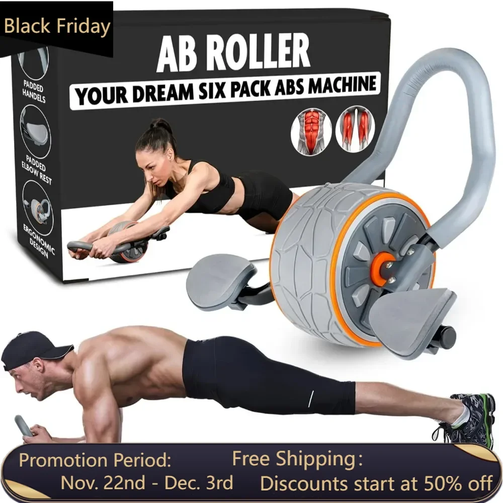 Abdominal Muscle Roller - Core Training Roller - The Perfect Abdominal Muscle Exercise Equipment for Families and Gyms