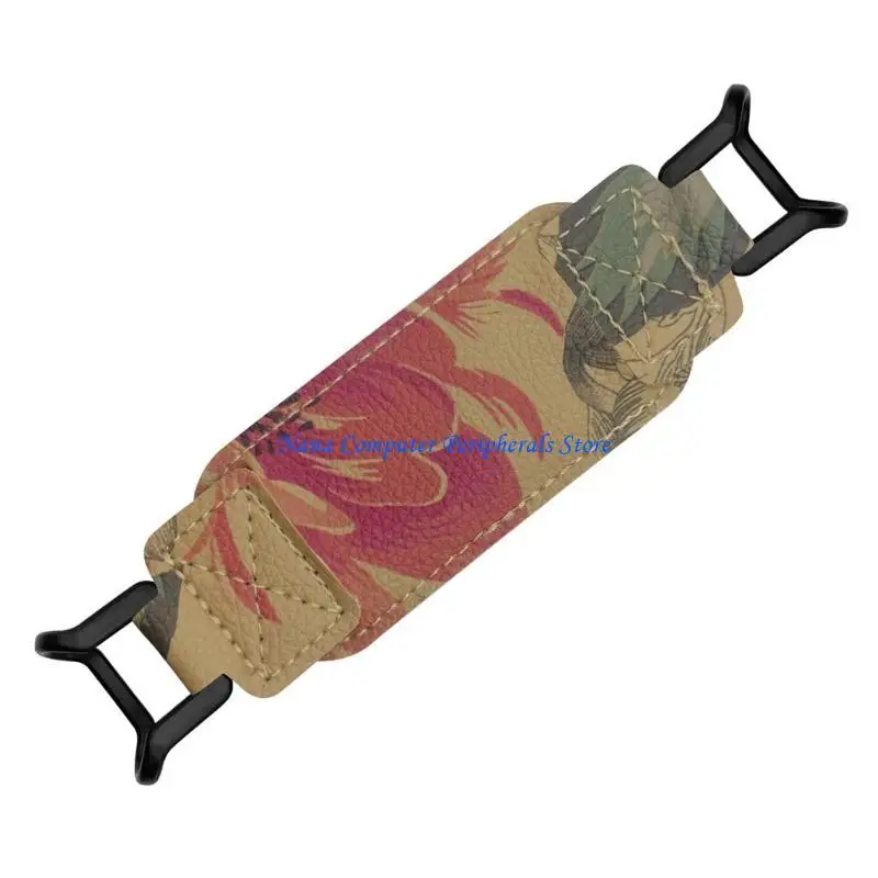 F68C AntiSlip PU and Elastic Rope Handle For 6 7 8inch Screens Ergonomic Reading Comfort Support