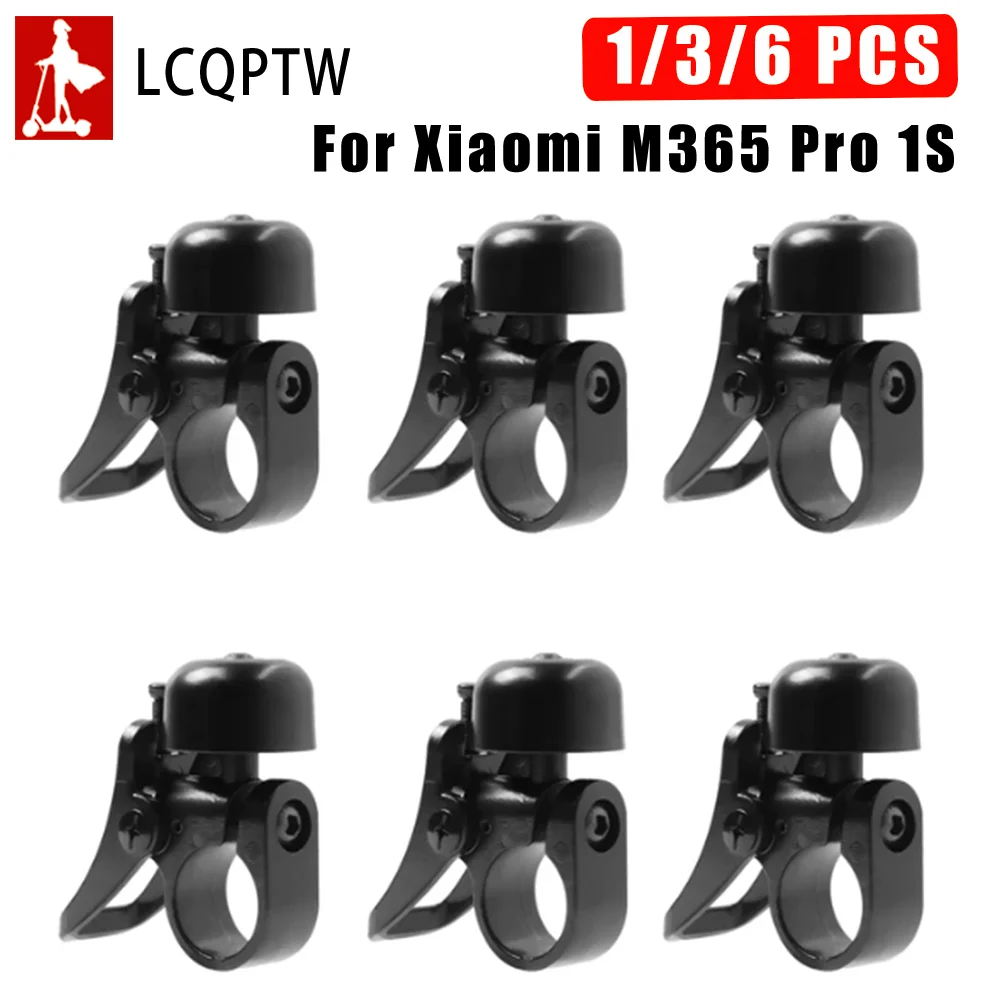 1/2/3pcs Aluminum Alloy Electric Scooter Horn Ring Bells for Xiaomi M365 Pro 1S Safety Warning Alarm Loud Black/red/silver Bell