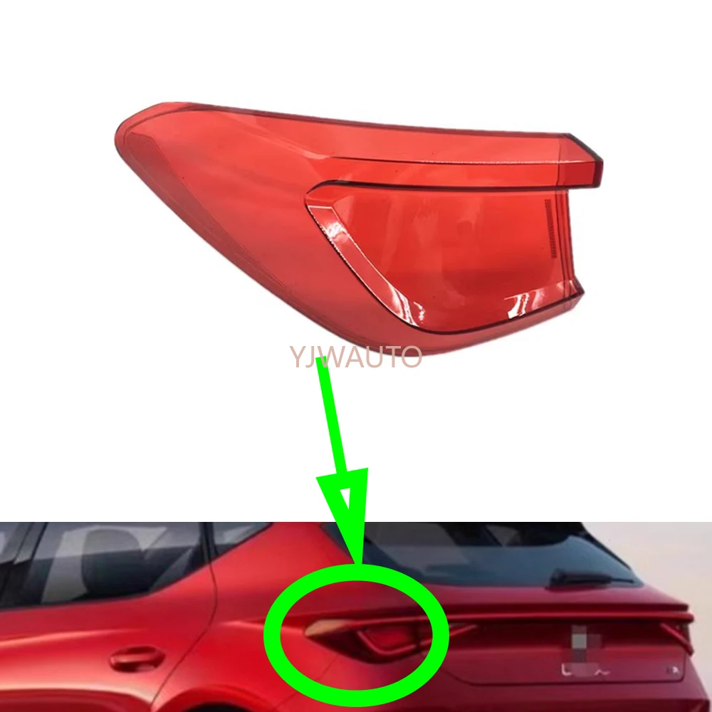 

Для Seat Leon 2020, линза заднего фонаря, крышка заднего фонаря автомобиля, замена стекла, задний абажур, линза, оболочка