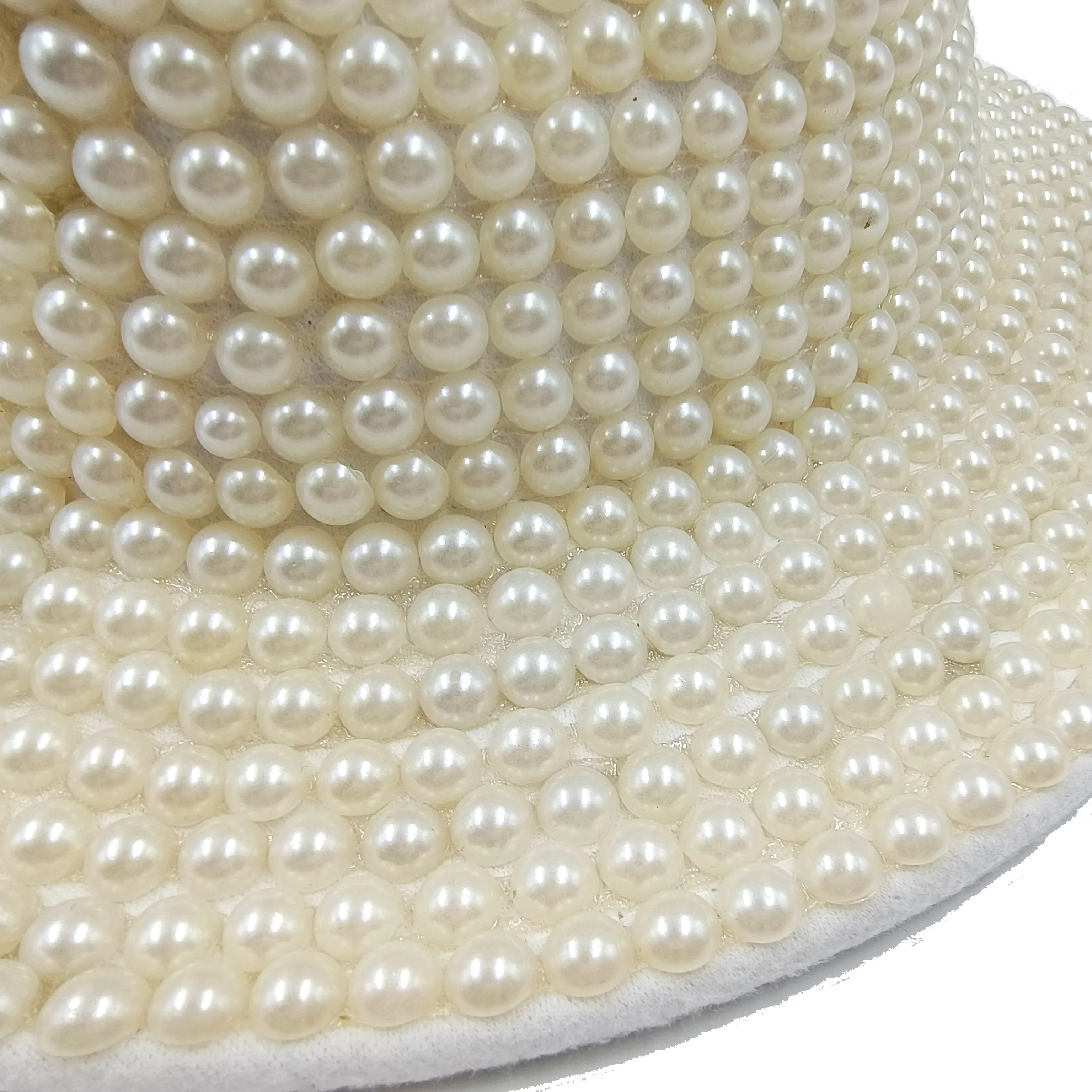 Off white all pearl fedora hats for men and women Jazz hats Stage party Hip hop style new autumn and winter hats женская шляпа 