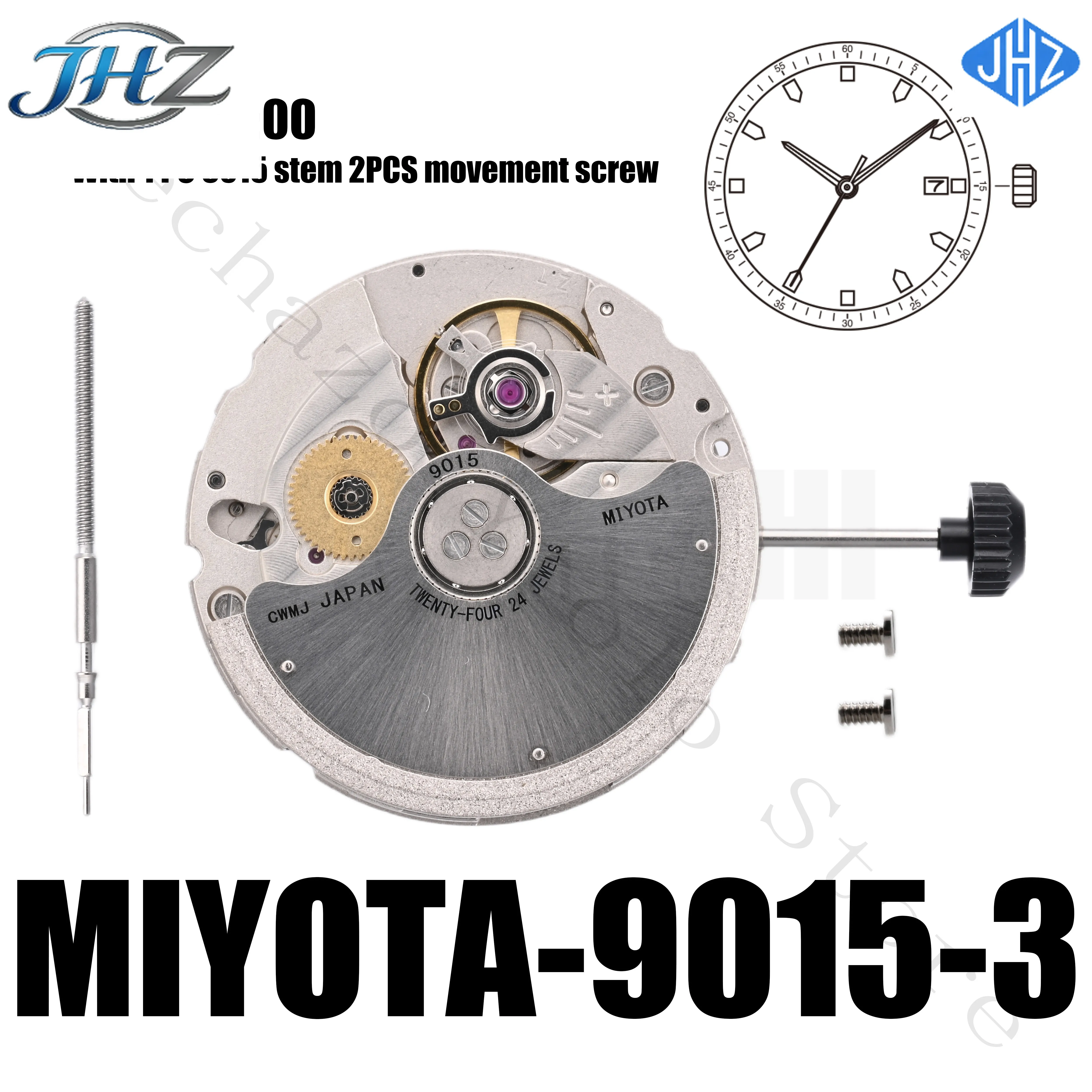 

Новый оригинальный японский механизм Miyota 9015 (CHKJ-2025)