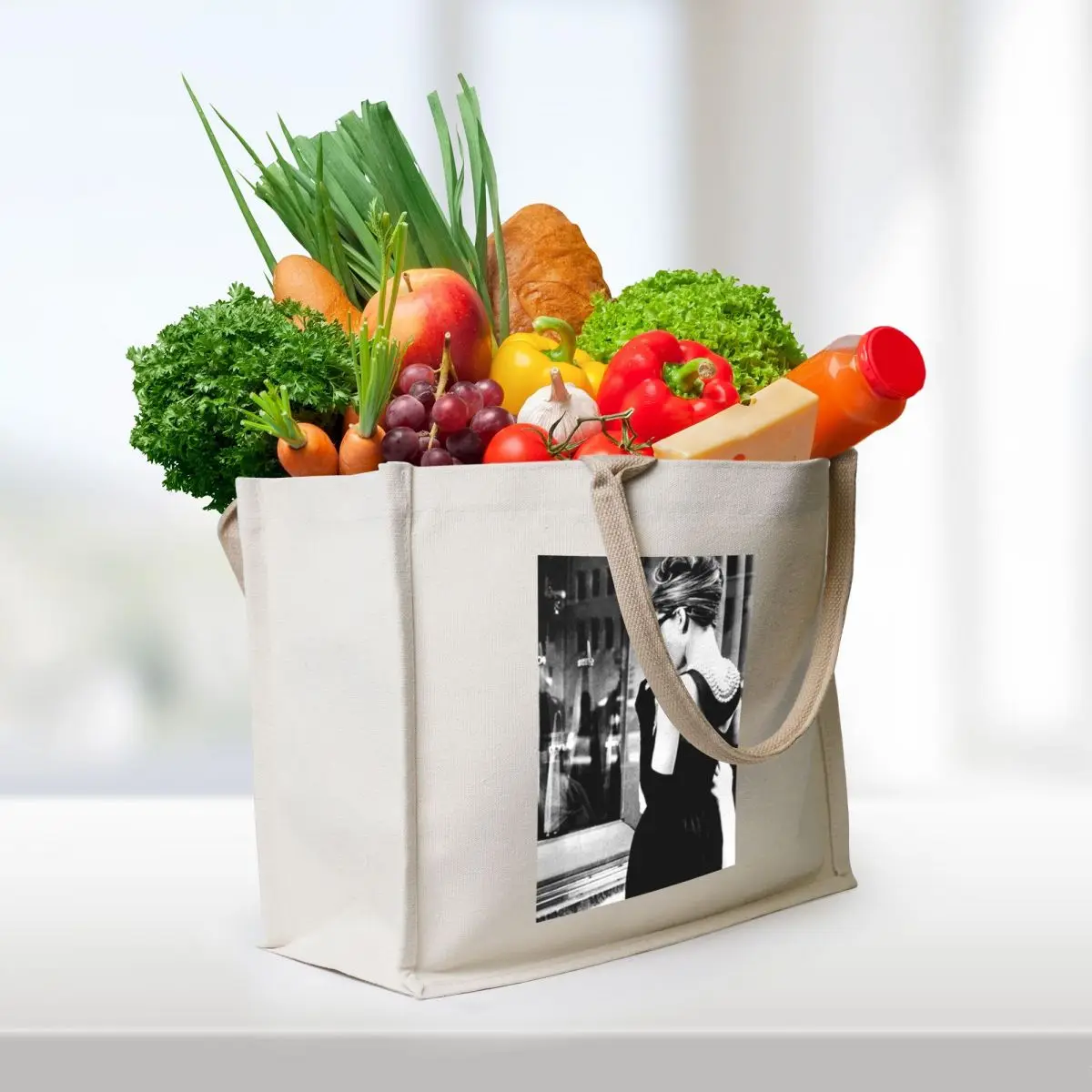 Breakfast At Mirror Tote Bag shoping bag shopper bag women Handbags the tote