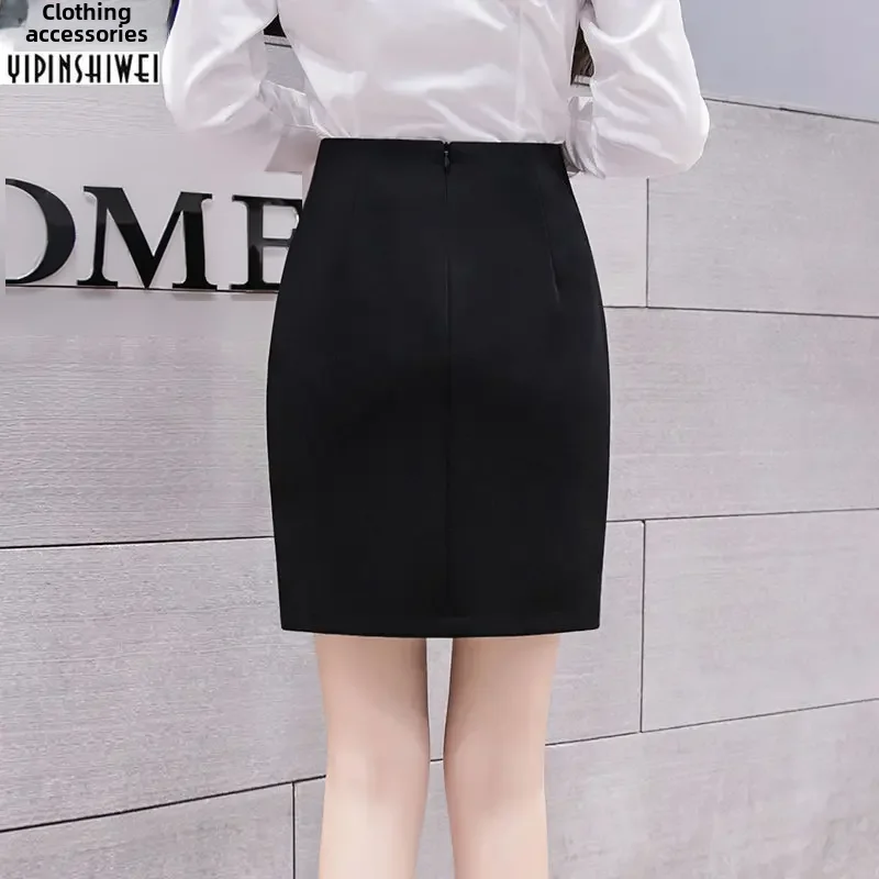 Summer Anti-exposure Bodycon Skirt Mini Dresssuit One Step Skirt Packaged Work For Women Western Style Autumn Season