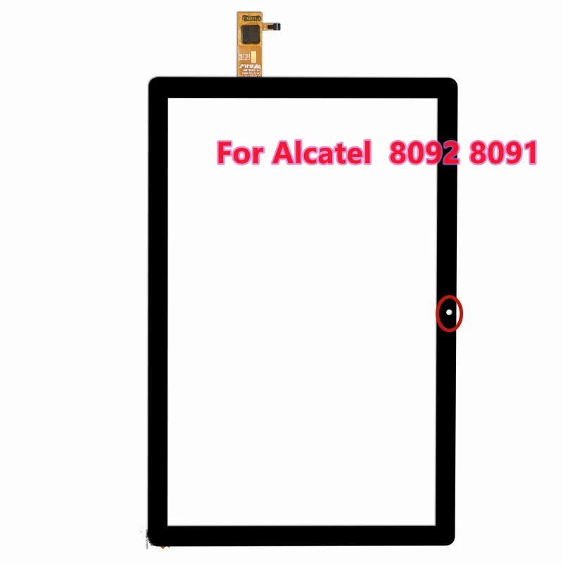 New 10.1 Inch Touch Screen For Alcatel 1T 10 1T10 8092 8091 2020 Wifi Tablet PC Touch Screen Digitizer Glass Repair Panel Tested