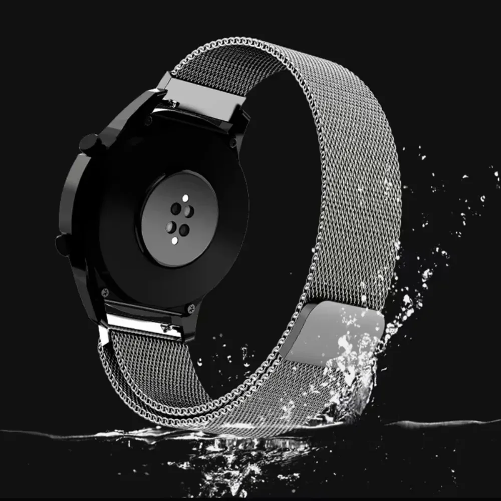 Milanese Loop Band 20/22mm, Stainless Steel Mesh Magnetic Strap for Samsung Galaxy Watch 7 6 5 4 Classic, Huawei GT, Amazfit GTR