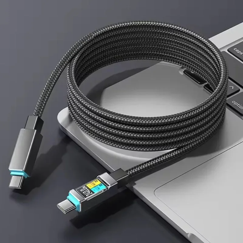PD 240W Super Quick Charging Data Line USB Type C Cables Dual C High-speed Data Transfer Wire Cord for iPhone 17 16 15 Samsung