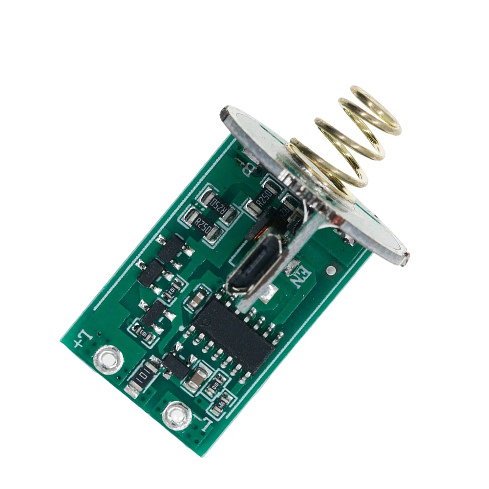 Green Flashlight Driver Board 6-8.4V Mount Switch Circuit For DIY LED Torch High Power Lamp Bead Accessories