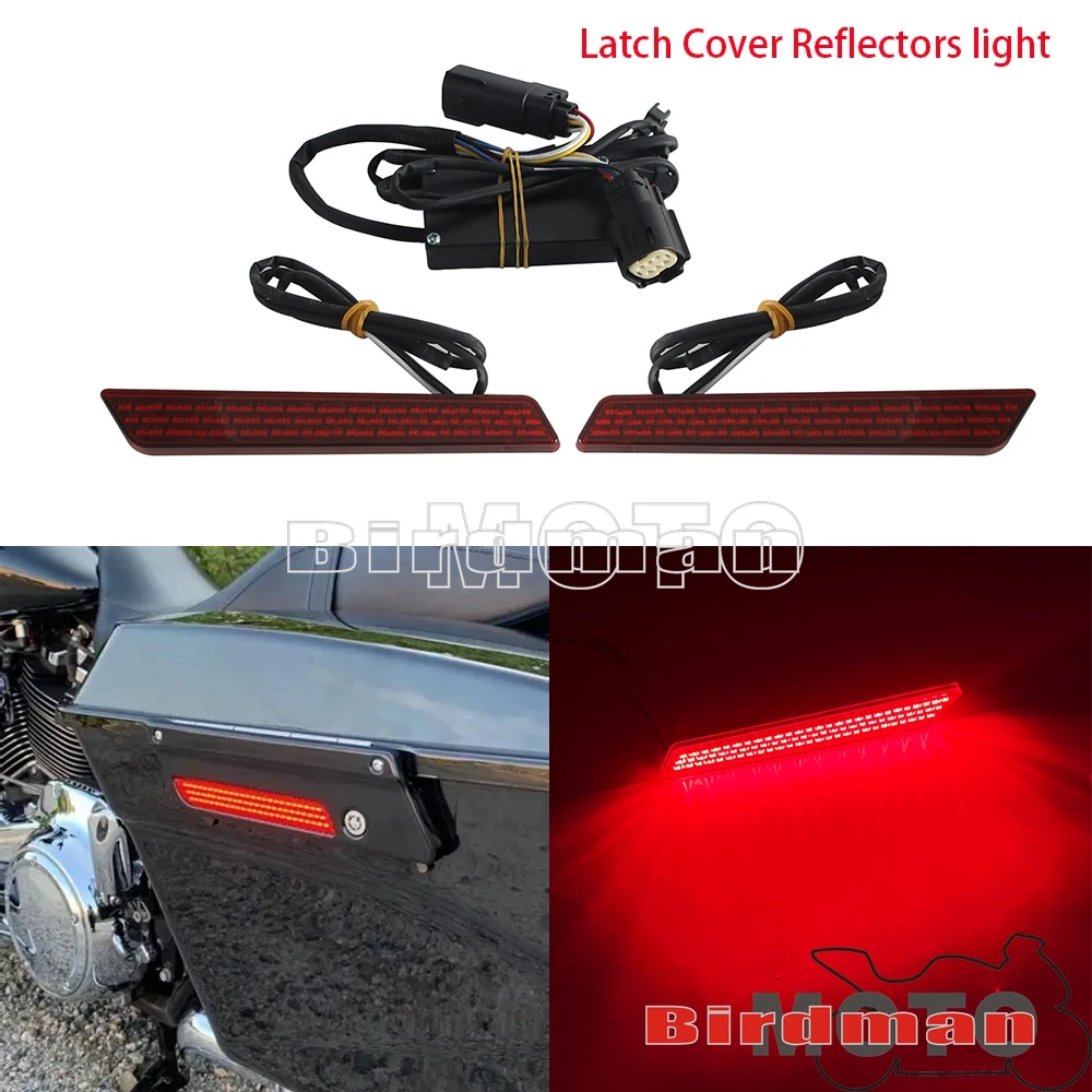 

Saddlebag Guard Latch Reflectors Cover For Harley Touring Electra Road Street Glide Ultra Classic FLHX FLHXS FLHTCU FLHR FLHTCUL