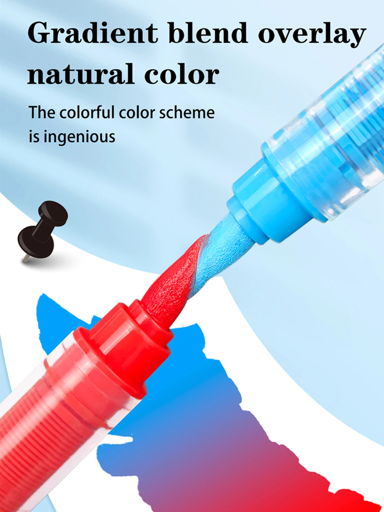 Hdele 240/72/24/8 Farben Pinsel-Acrylmarker-Set, für Notizbücher, DIY-Graffiti-Zeichnen, Acrylfarbstifte für Studenten – Detail 7