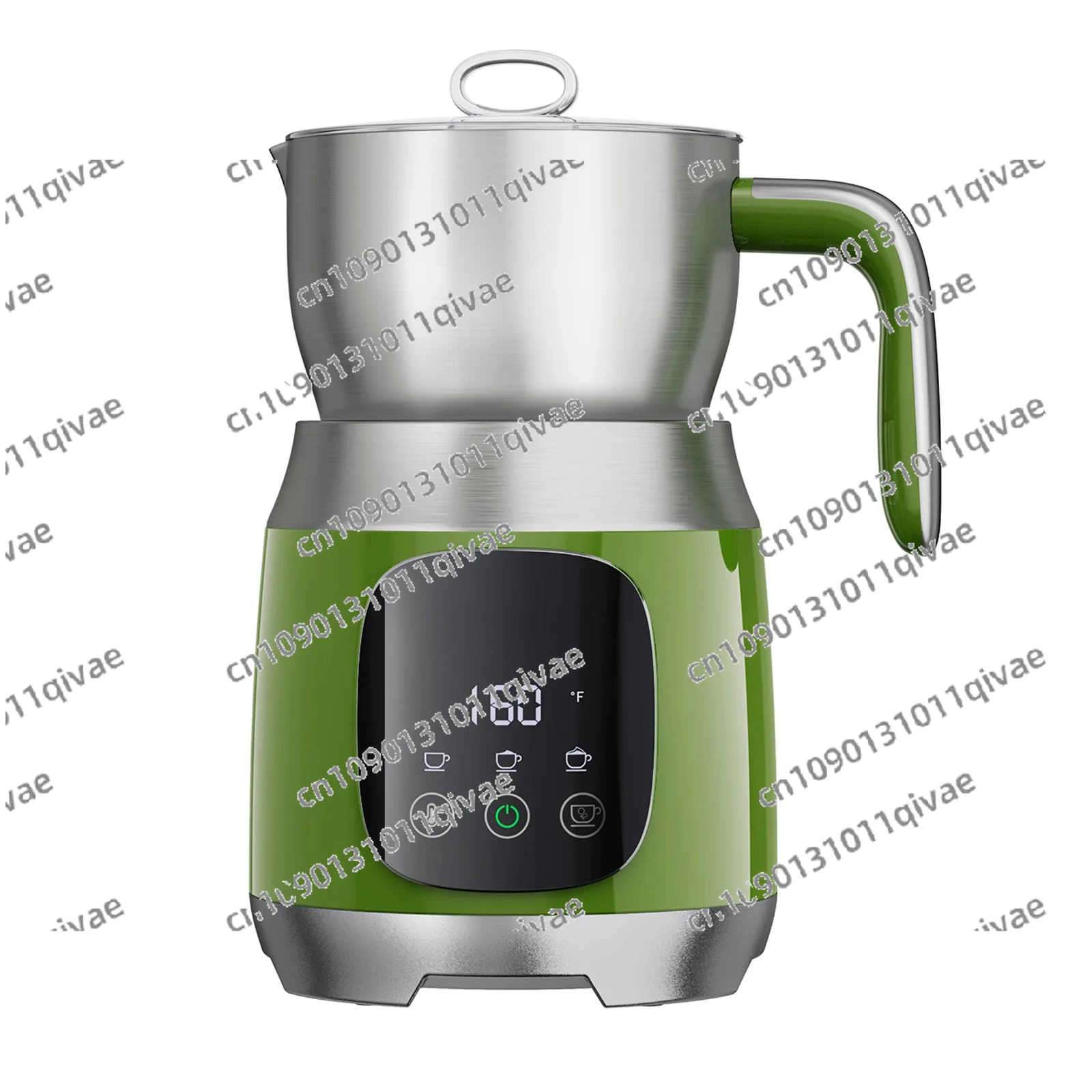 for Maestri House MMF-9304 Foam Maker Hot Machine Coffee Kettle Electric Steamer Green Detachable Milk Frother for Aat Milk