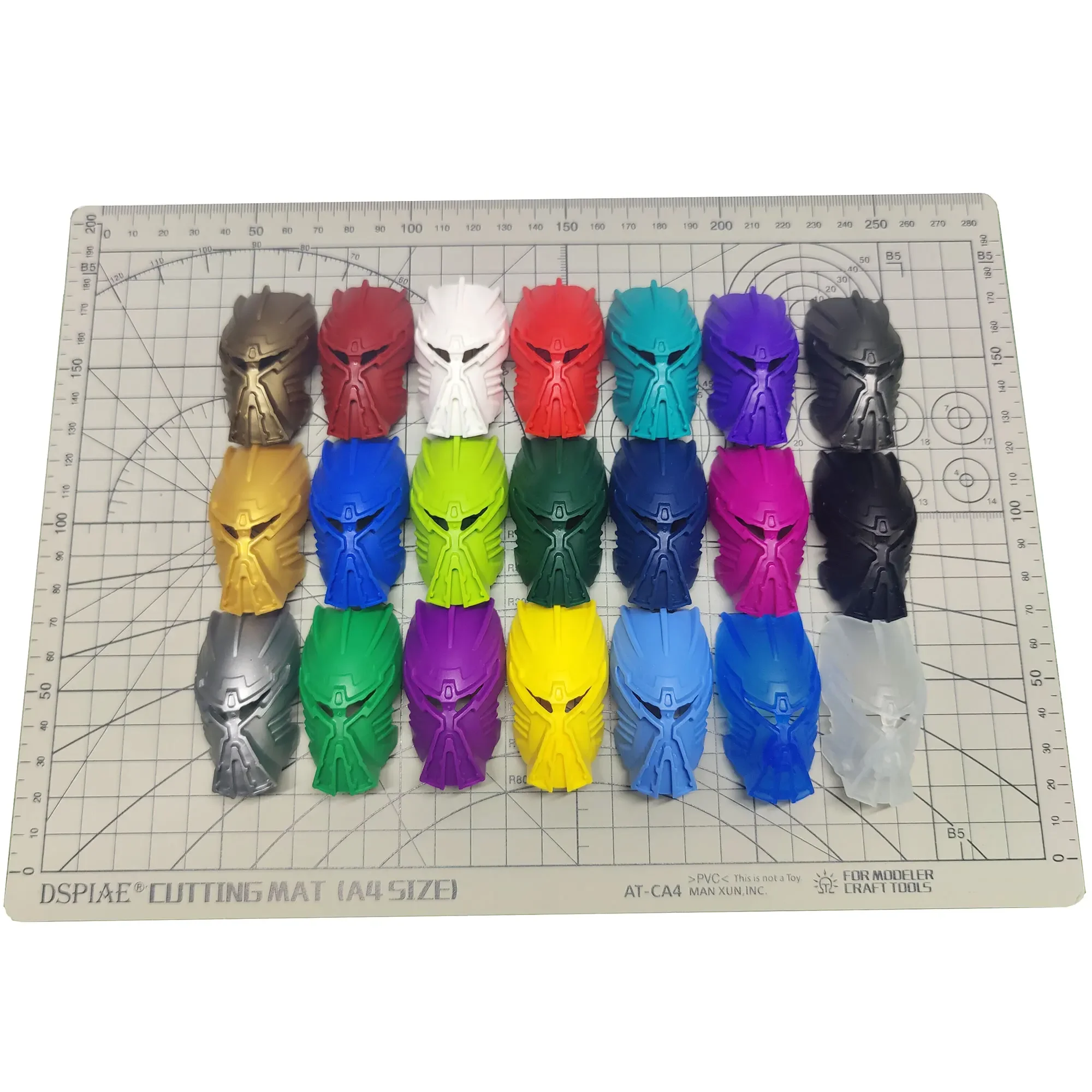 Kennie DIY MOC Customized Accessories Building Blocks Part NO.60936 High Quality Bionicle Facepiece Toa Ignika Kanohi Helmet