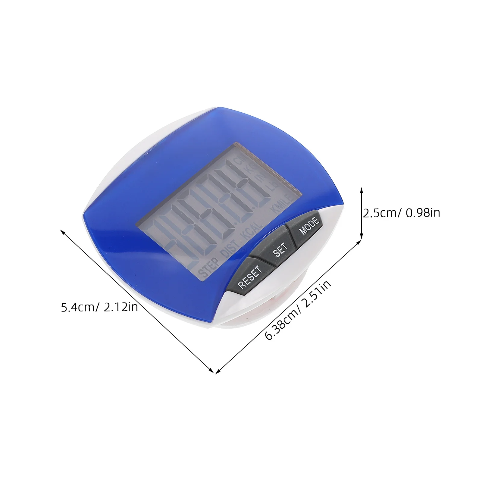 عداد الخطى الإلكتروني متعدد الوظائف، عداد الخطوات الدقيق، شاشة كبيرة محمولة للياقة البدنية والجري والمشي والتسلق والمشي لمسافات طويلة #2