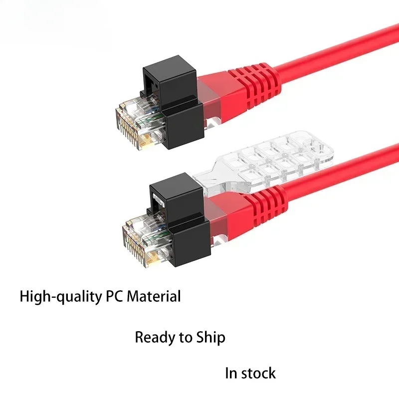 Clipes de travamento rj45, trava de segurança de cabo de remendo rj45, fechaduras de cabo ethernet, bloqueio de plugue rj45 no dispositivo/pequim, china/abs/100 peças