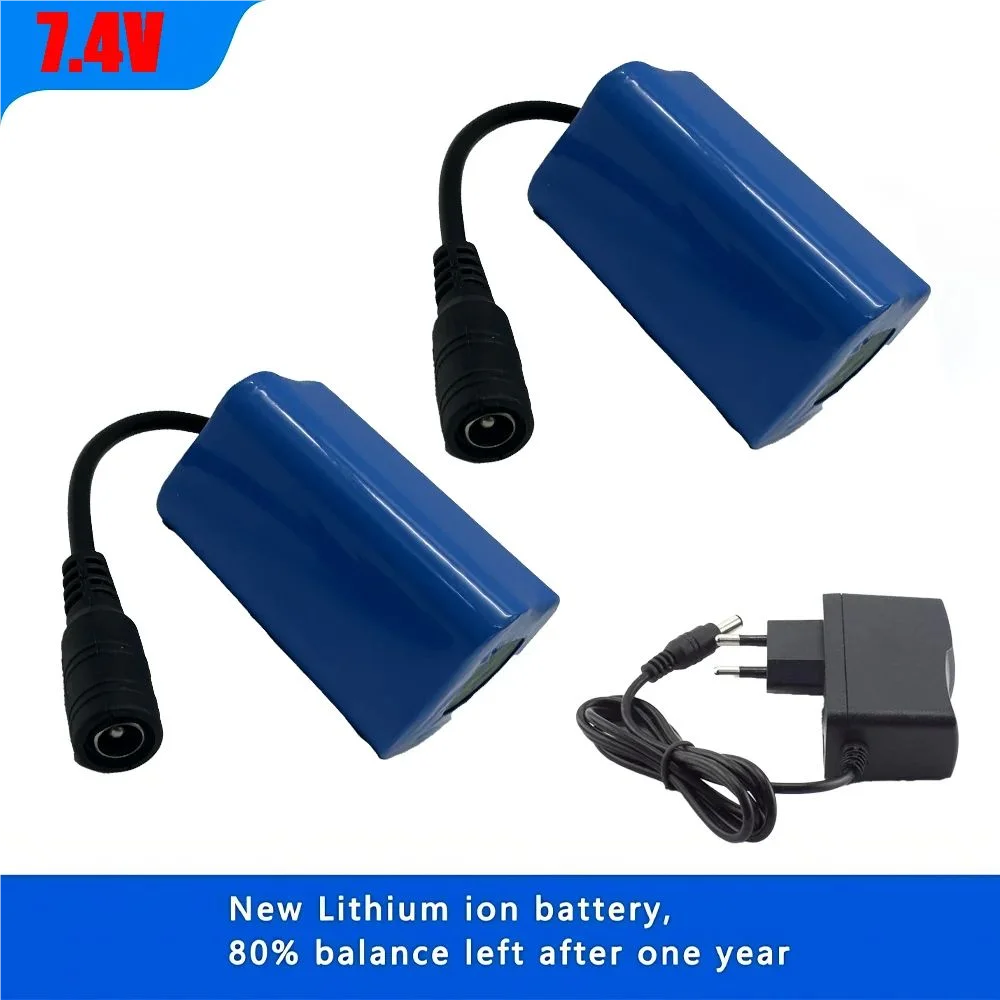 

20000mAh 7.4V Battery with USB Charger For T188 2011-5 V007 T888 C18 H18 Remote Control RC Fishing Bait Boat Spare Battery Parts