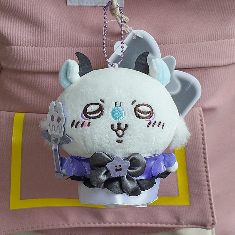 Japanese Kawaii Anime Shisa Usagi Hachiware Keychain Pendant Usagi Plush Toys Doll Backpack School Bag Keyring Charm Accessory - Image 4