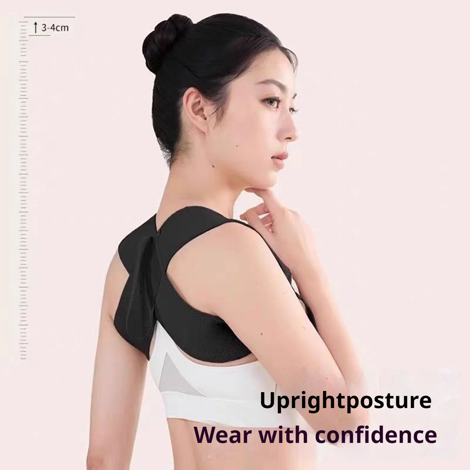 Posture Braces for Back Support Lightweight Upper Back supports belt for Neck Shoulder and Clavicle EVA Training Belt