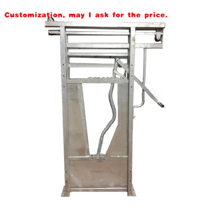 custom.Hot Dip Galvanized Heavy Duty Cattle Fence Gate Sliding Gate Sliding Door with Lock
