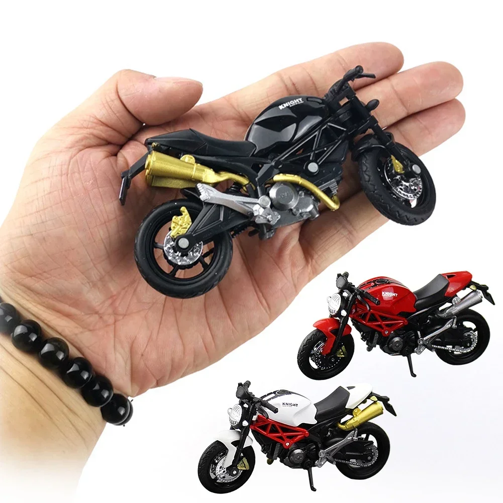 KaKBeir 1:18 Mini modello moto pressofuso tasca portatile dito Mountain bike veicolo collezione di simulazione giocattoli per bambini