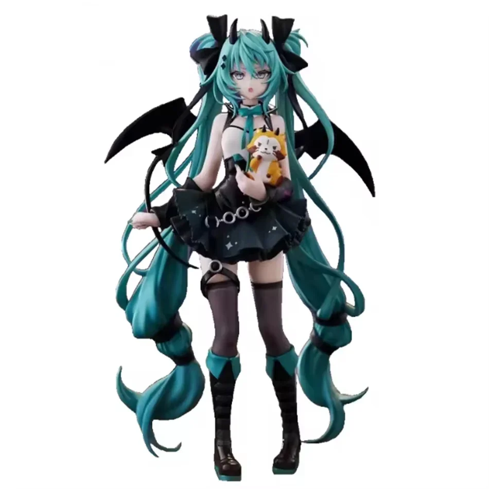 Anime Hatsune Miku 22CM Kuromi Hatsune Actionfigur Modell Spielzeug Niedliche Actionfigur PVC Sammlerstück Desktop-Accessoires Geschenke Spielzeug – Detail 9